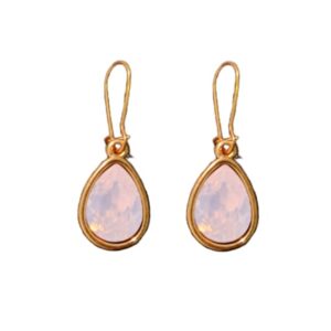 Earcandy Golden Pink Swarovski