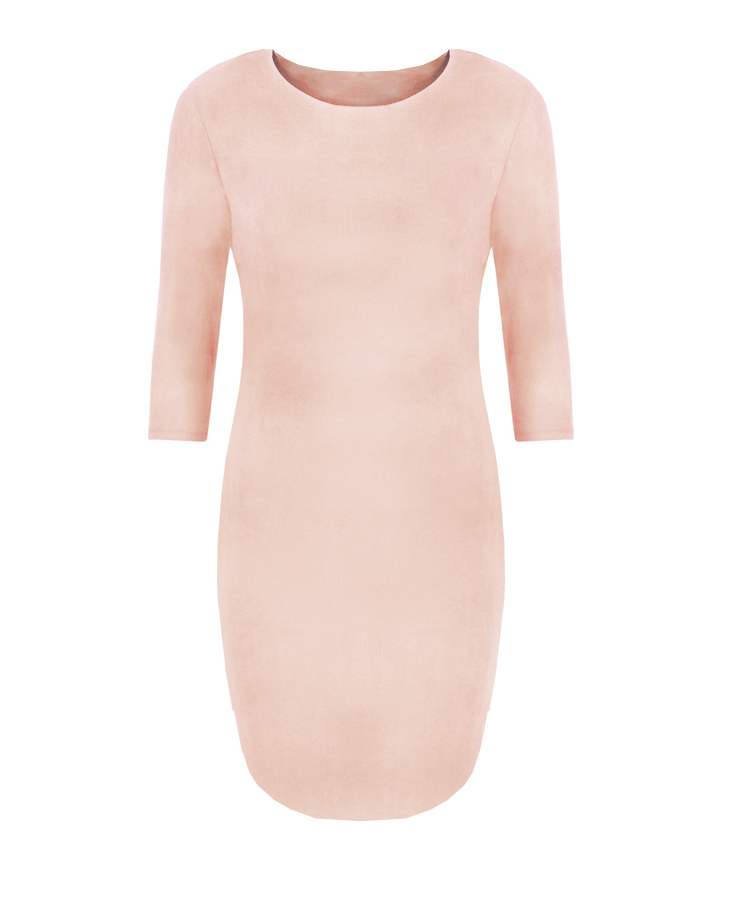 Spiksplinternieuw Suede jurk roze - Jewels by steph JL-25
