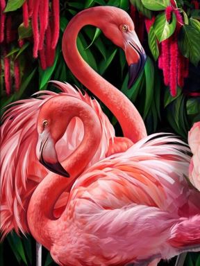 Diamond painting Flamingo